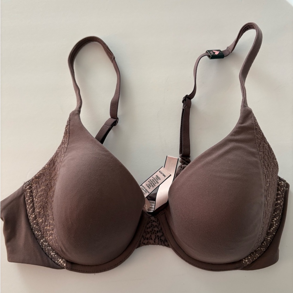 Victoria's Secret purple Lace side padded Bra 34C